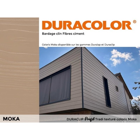 Lame DURACOLOR® - Profil DURALAP Tradi texturé - Paquet de 4 lames - Coloris au choix