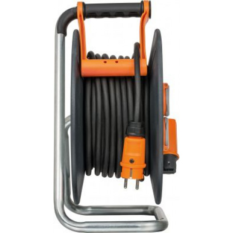 Enrouleur de câble BRENNENSTUHL SteelCore - Avec disques isolants - IP44 25m H07RN-F 3G2,5 - 9192251100