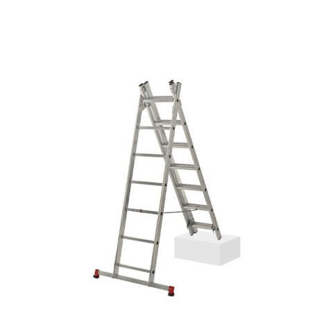 Echelle transformable 3 plans Escalux - Nombre d'échelons au choix