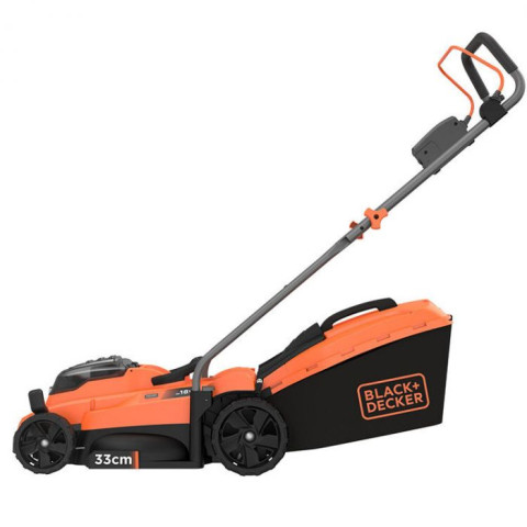Tondeuse à Gazon sans fil18V, 33 cm - BLACK+DECKER - avec 2 batteries 18V 2.0Ah - chargeur - BCMW3318L2-QW
