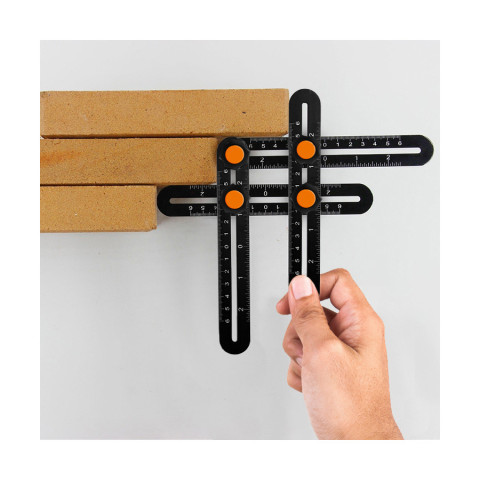 Copieur de forme multiangles EDMA Pliable et ajustable - 262055