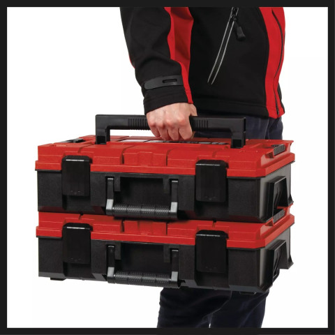 Système de rangement E-Case S-F avec mousse - 25 kg max - EINHELL - 4540011