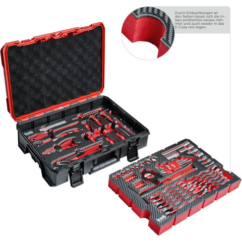 Mallette à outils KWB - 80 pièces Einhell compatible E-Case - EINHELL - 370560