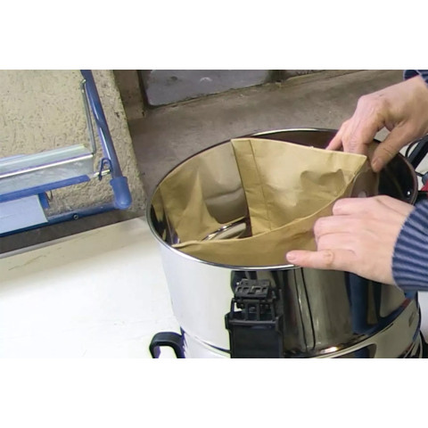 Sacs de rechange pour Aspirateur eau et poussière - 25 litres - 5 pièces - EINHELL - 2351150