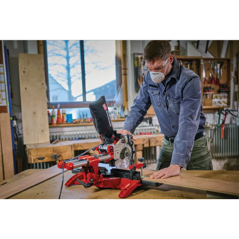 Scie à onglet radiale TC-SM 2131/2 Dual - 1800 W - EINHELL - 4300390