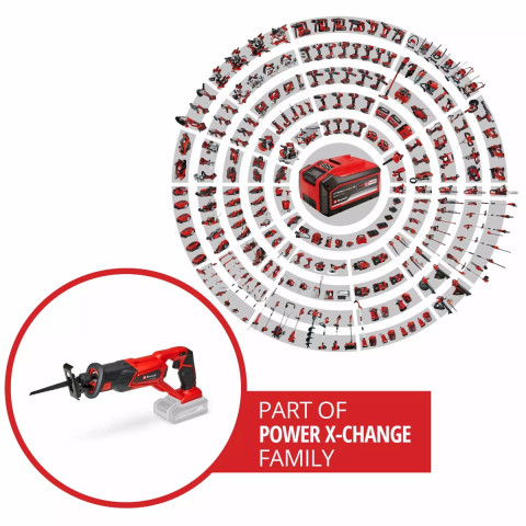 Scie sabre universelle sans fil TE-AP 18/22 Li-Solo - Livrée sans batterie et sans chargeur - EINHELL - 4326300