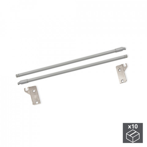 Paire de tringles de rehausse pour tiroir Ultrabox profondeur au choix (par 10)