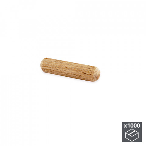 Tourillons bois longueur et diamètre au choix (par 1000)