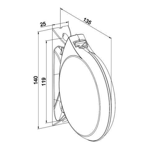 Embout d'axe réglable renforcé pour tube zf 54