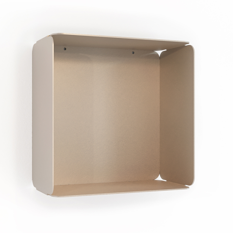 Etagère murale cube DECO-GEM L.30 x H.30 x P.15 cm Amethyste