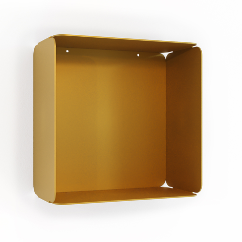 Etagère murale cube DECO-GEM L.30 x H.30 x P.15 cm Amethyste