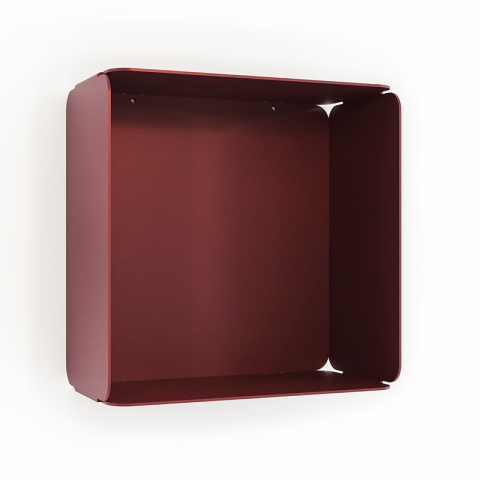 Etagère murale cube DECO-GEM L.30 x H.30 x P.15 cm Amethyste