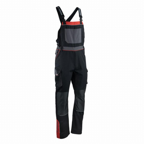 Cotte à bretelles FACOM Driver Noir/Gris/Rouge Taille XXXL - FXWW3000E-XXXL