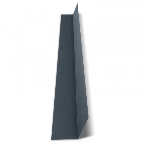 Faîtière plate contre mur 2100mm pour panneau imitation tuiles - iris® - Coloris au choix