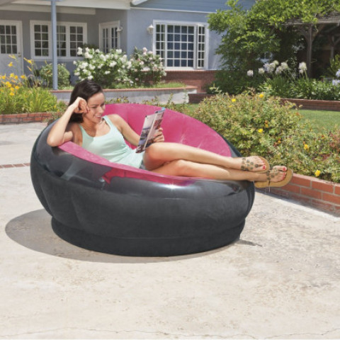 intex fauteuil gonflable rose distriartisan