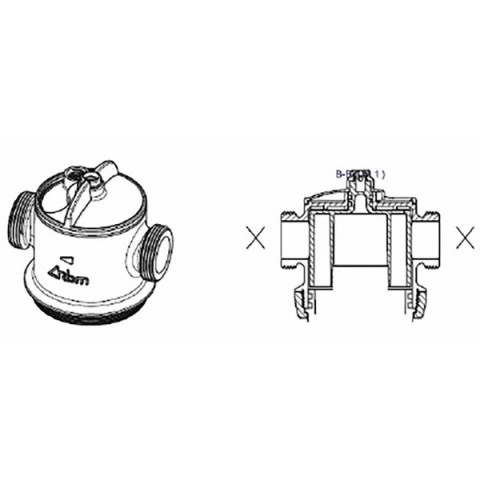 Filtre magnétique mp1 pac m1" - rbm : 36990600