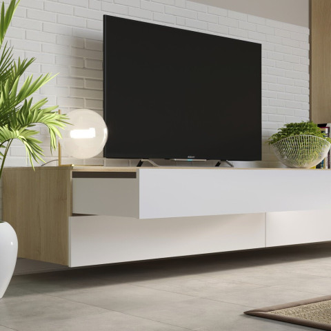 Jeu de coulisses invisibles Silver, Coulisse à sortie totale, fermeture amortie, profondeur 250mm, acier, zingué