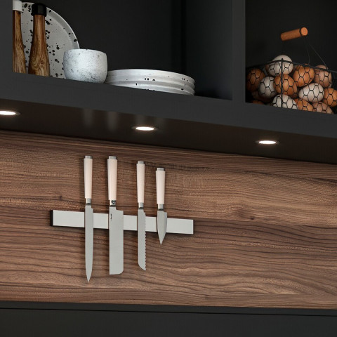 Barre magnétique pour couteaux de cuisine, Acier inoxydable
