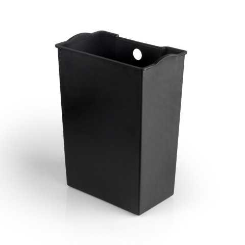 Bac de tri sélectif a compartiments Recycle, ouverture du couvercle par pédale, 1x12litres, Aluminium, Peint en blanc