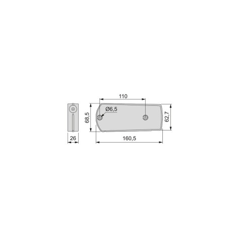 Mécanisme de porte Relevable Microwinch, 14kg, Acier et Plastique, Gris