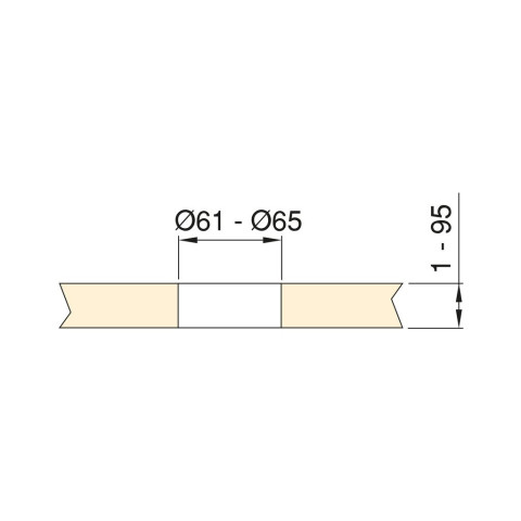 Multiconnecteur élevable Vertikal A+C, EU, Peint en aluminium, Plastique et Aluminium