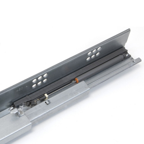 Porte-bouteilles latéral extractible Supra avec fermeture amortie, module 150mm, Acier, Peint aluminium