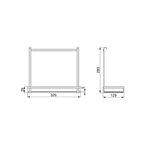 Porte-ustensiles de cuisine Titane , acier, gris anthracite