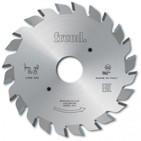 Lame d'inciseur extensible standard freud - ø120 2,8-3,6 al50 z12+12 - f03fs02512 -li16m  pf3*