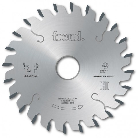 Lame d'inciseur conique industriel freud - ø280 4,3-5,5 /3,2 al30 z48 conique - f03fs07419 -li25m43vc3