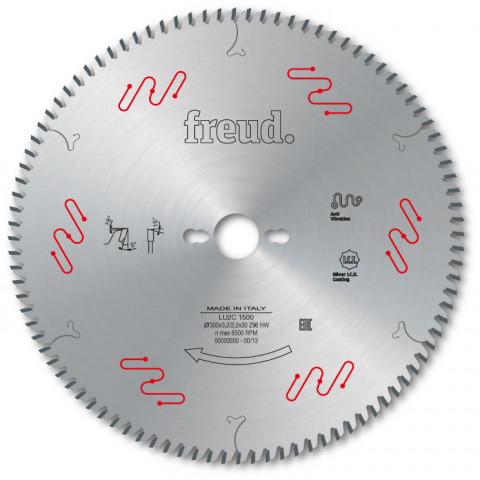 Lame pour panneaux en bois/composites freud - ø180 3,2/2,2 al30 z56 ba - f03fs04912 -lu2c 0400