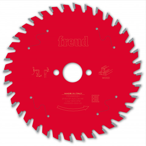 Lame pour scie circulaire portative filaire/sans fil freud - ø140 1,8/1,3 a20 z36 ba 10° - f03fs09668 -fr04w002h