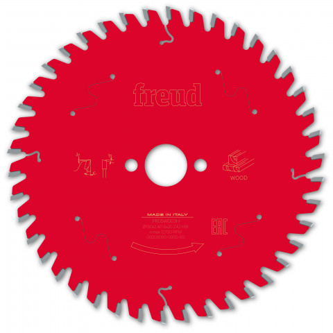 Lame pour scie circulaire portative freud - ø150 2,4/1,6 al20 z42 ba 5° - f03fs09672 -fr05w003h