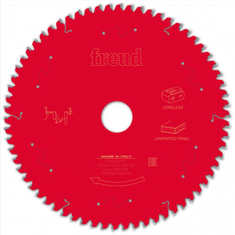 Lame pour scie circulaire portative sans fil freud - ø210 2,1/1,4 al30 z66 ba -5° - f03fs10078 -fr15l001tc
