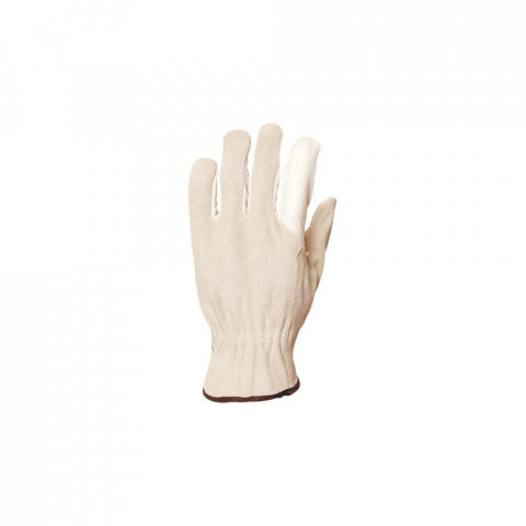 Gant de travail en cuir de vachette eurotechnique 1220 (lot de 10) - Taille au choix