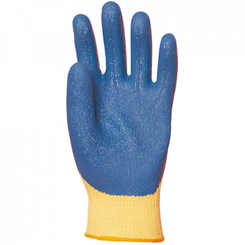 Gants anticoupure kevlar enduit latex eurotechnique 3880 (lot de 12 paires de gants) - Taille au choix