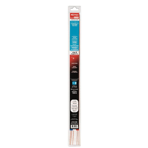 Baguette de brasure EXPRESS ATG - Spécial gaz - Argent 6% - Ø 2 mm x L500 mm - Blister de 5 baguettes - GE206GE