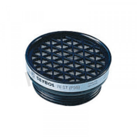 Gerin - lot 2 filtre anti-poussières toxiques pour demi-masque