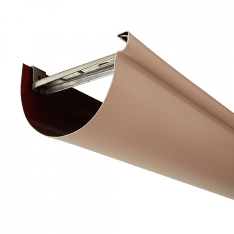 Gouttière aluminium demi-ronde 2 mètres développé 270