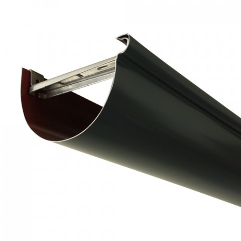 Gouttière aluminium demi-ronde 2 mètres développé 270