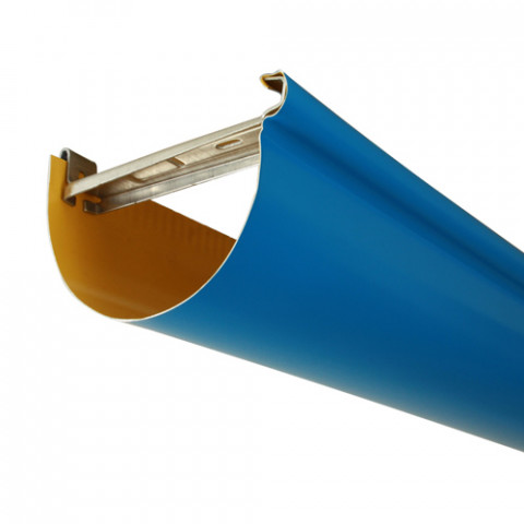 Gouttière aluminium demi-ronde 2 mètres développé 270