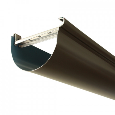 Gouttière aluminium demi-ronde 2 mètres développé 270