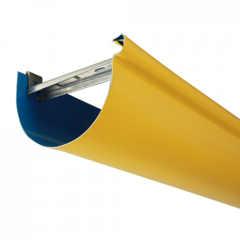 Gouttière aluminium demi-ronde 2 mètres développé 270