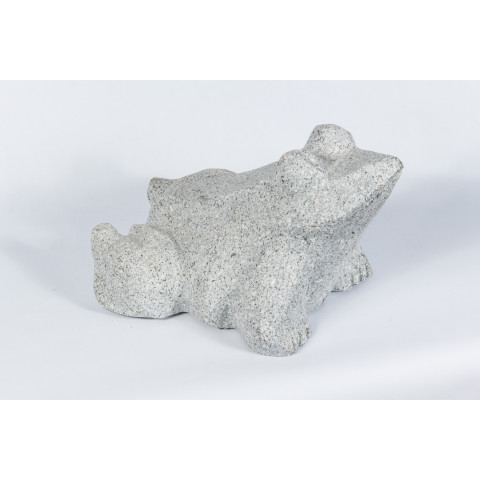 Sculpture grenouille granit helsinki - l30 cm