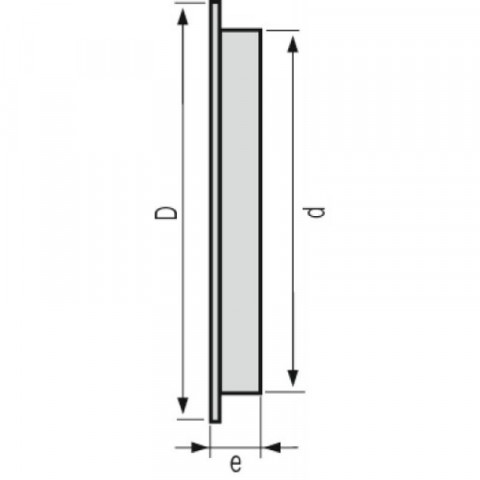 Grille de ventillation nicoll ronde avec moustiquaire