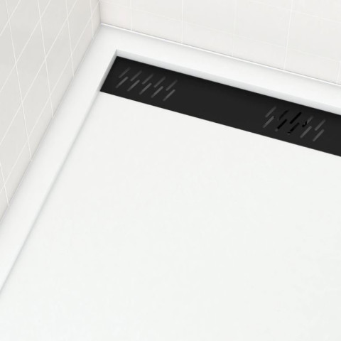 Grille linéaire en aluminium 79.5x11x0.2cm pour receveur - GRID LINE - MOON Aurlane - Couleur au choix