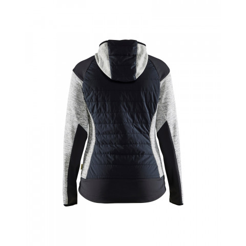 Veste hybride avec rembourrage thermo-léger femme