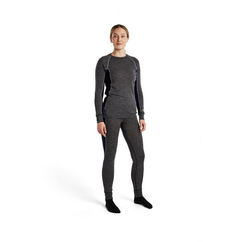 Haut de sous-vêtements en laine mérinos WARM femme 72001732 - Taille au choix
