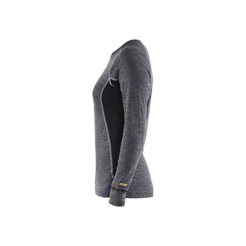 Haut de sous-vêtements en laine mérinos WARM femme 72001732 - Taille au choix