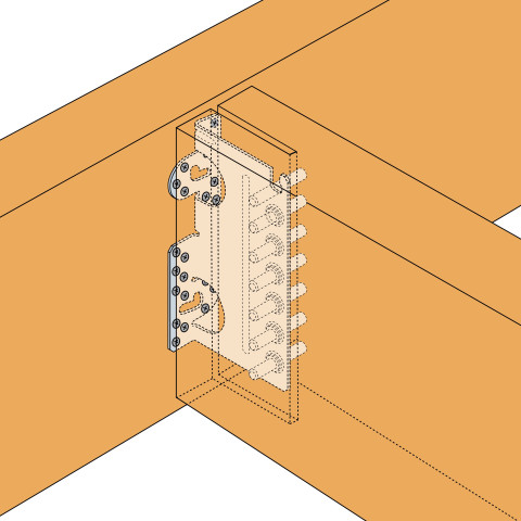 Etrier à âme intérieure CBH - Boite de25 - Dimensions au choix