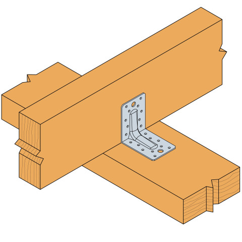 Equerre renforcée (105, 70, 90) ABR - Boite de 50 - Dimensions au choix